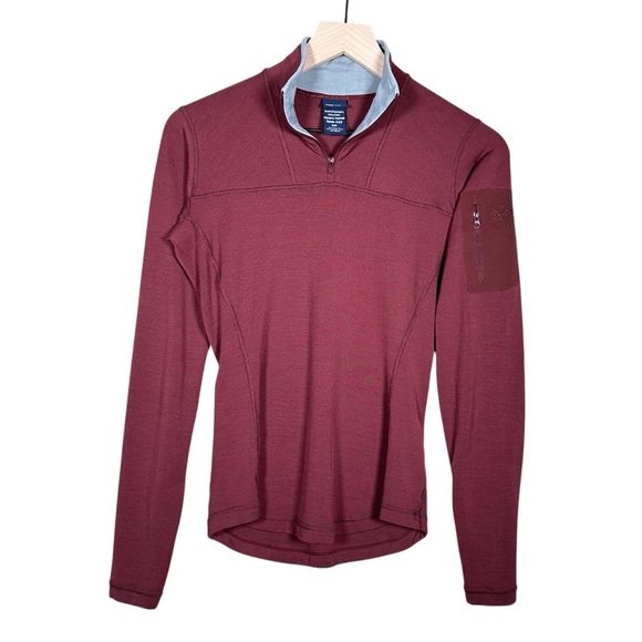 ARC’TERYX Wool 1/4 Zip Long Sleeve Base Layer - Picture 9 of 9